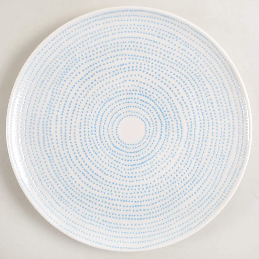 Polar Blue Dots Salad Plate by Royal Doulton-1