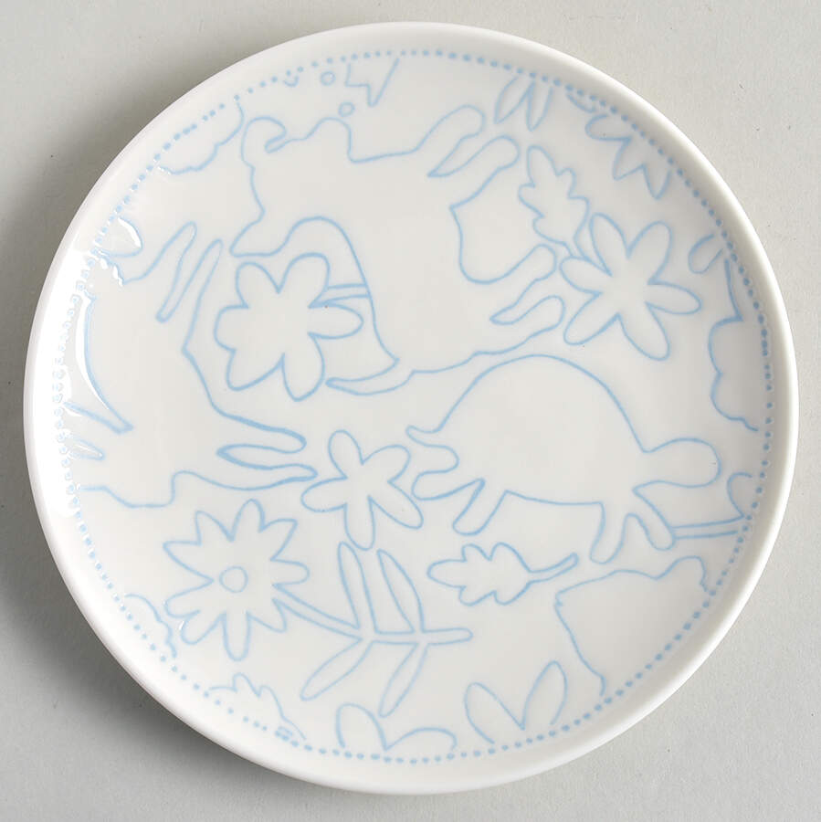 Polar Blue Dots Accent Bread & Butter Plate by Royal Doulton-1