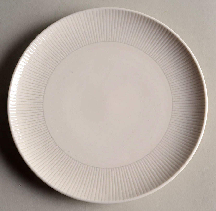 Taupe Stripe Salad Plate by Royal Doulton-1