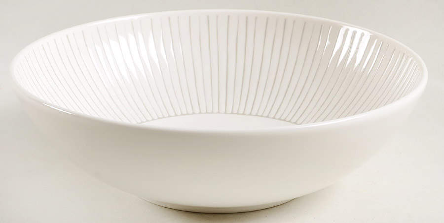 Taupe Stripe Soup/Cereal Bowl by Royal Doulton-1