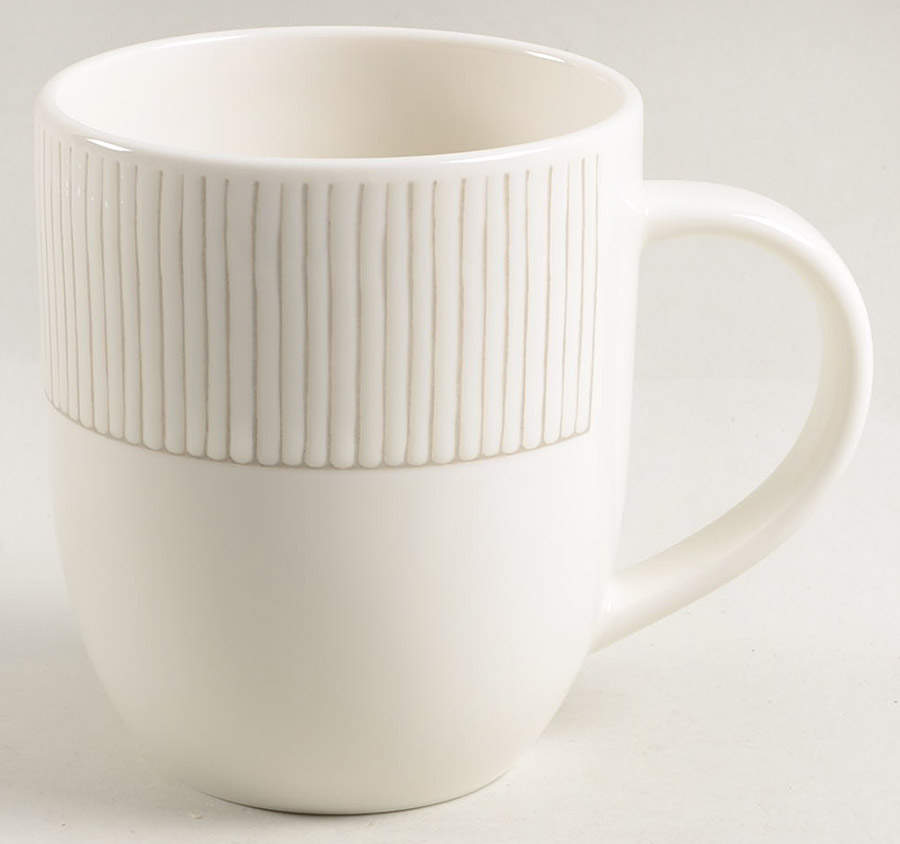 Taupe Stripe Mug by Royal Doulton-1
