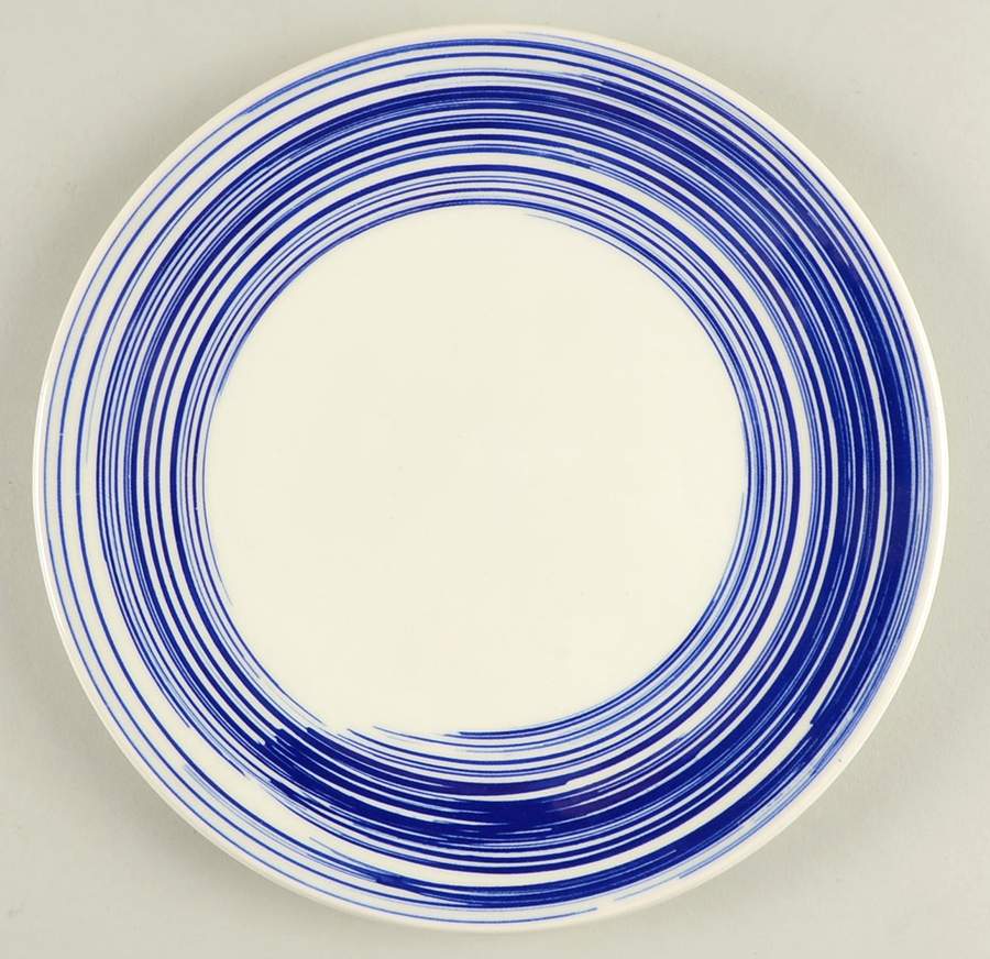 Blue Swish Salad Plate by Royal Stafford-1
