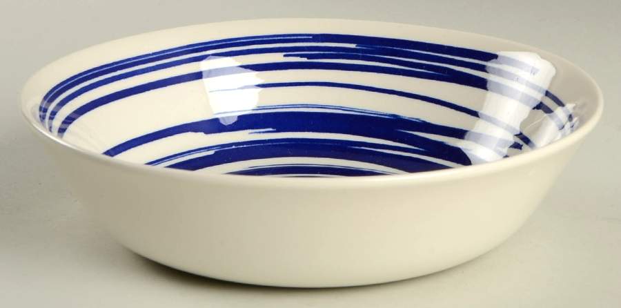 Blue Swish Soup/Cereal Bowl by Royal Stafford-1