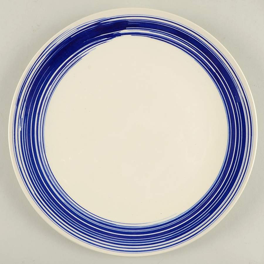 Blue Swish Dinner Plate by Royal Stafford-1
