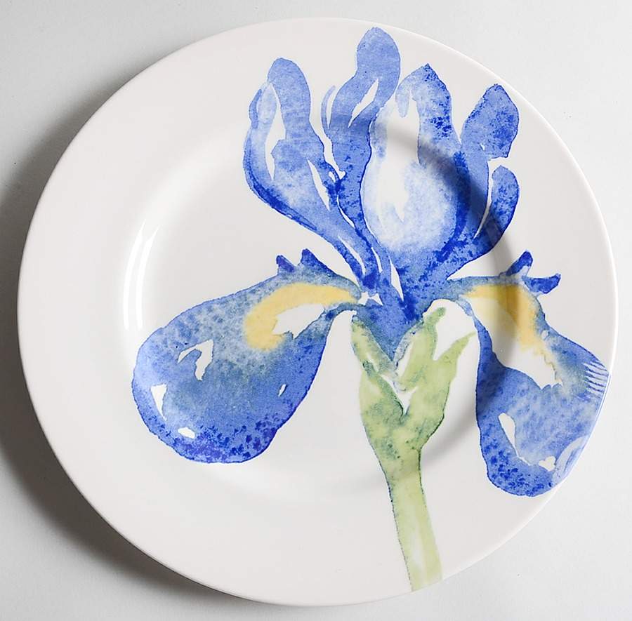 Blue Iris Dinner Plate by Royal Stafford-1