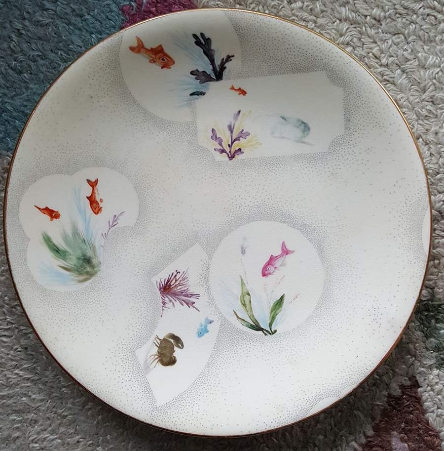 RW347 Luncheon Plate by Royal Worcester-1
