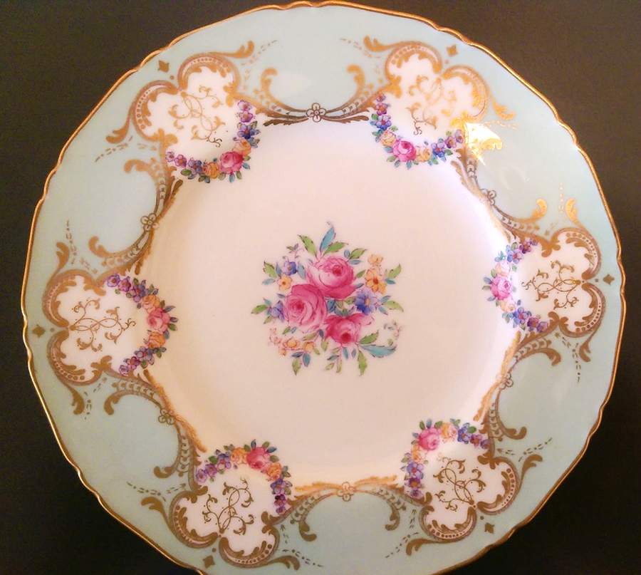 Z2011 Blue Salad Plate by Royal Worcester-1