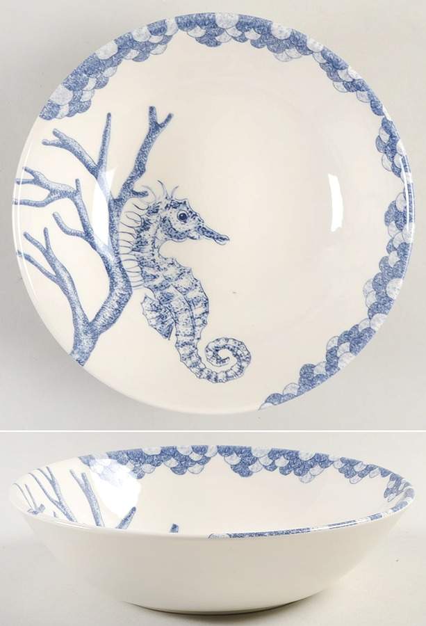 Ocean Blue Soup/Cereal Bowl by Royal Stafford-1