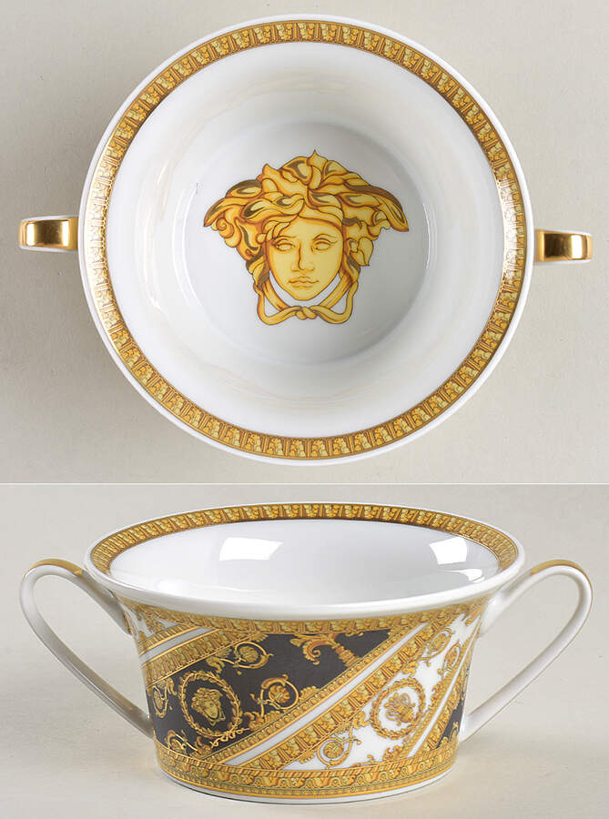 I Love Baroque Flat Cream Soup Bowl by Rosenthal - Continental-1