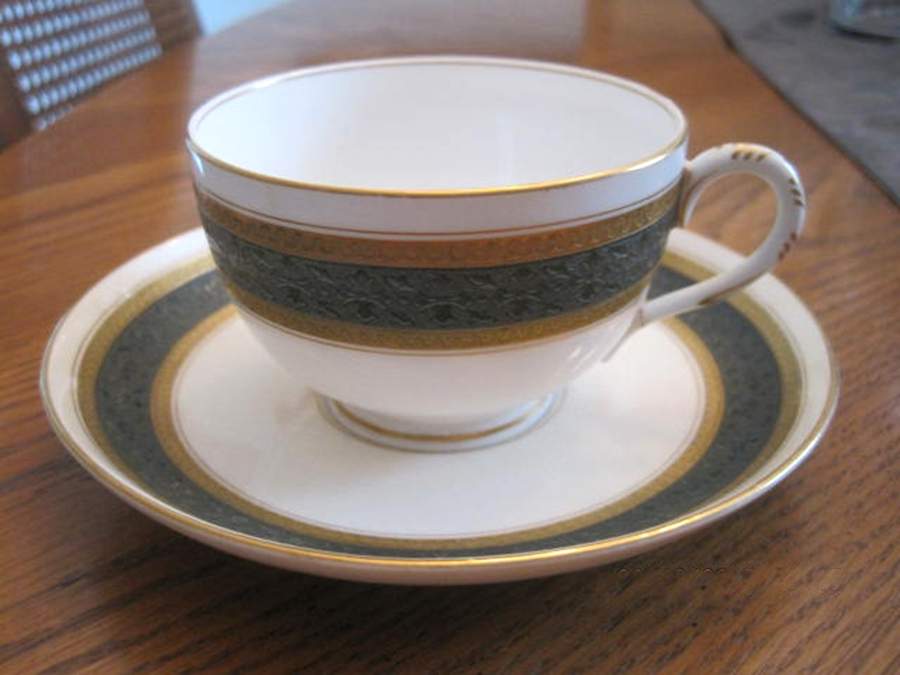W8984 Footed Cup & Saucer Set by Royal Worcester-1