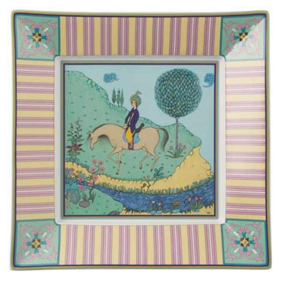 Legendes Persanes 6" Square Candy Dish by Raynaud-1