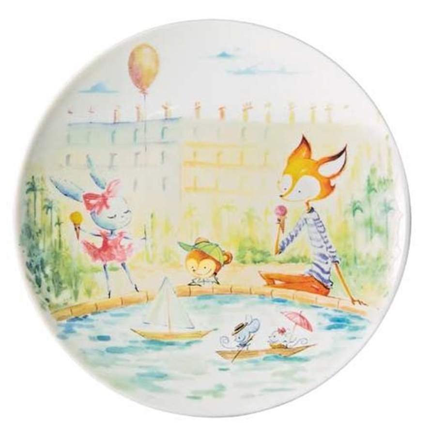 Les Petits Parisiens Salad/Dessert Plate by Raynaud-1