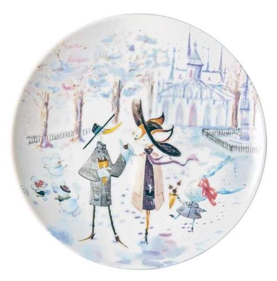 Les Petits Parisiens Salad/Dessert Plate by Raynaud-1