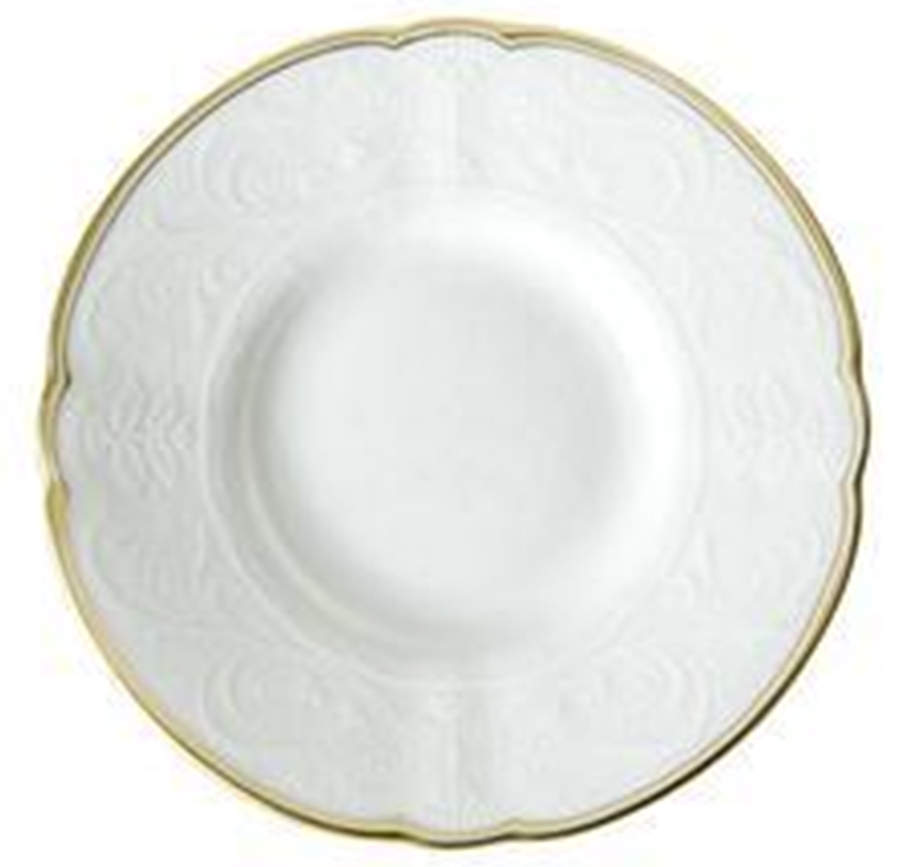 Darley Abbey Pure (Gold Trim) Saucer for Demitasse Cup by Royal Crown Derby-1