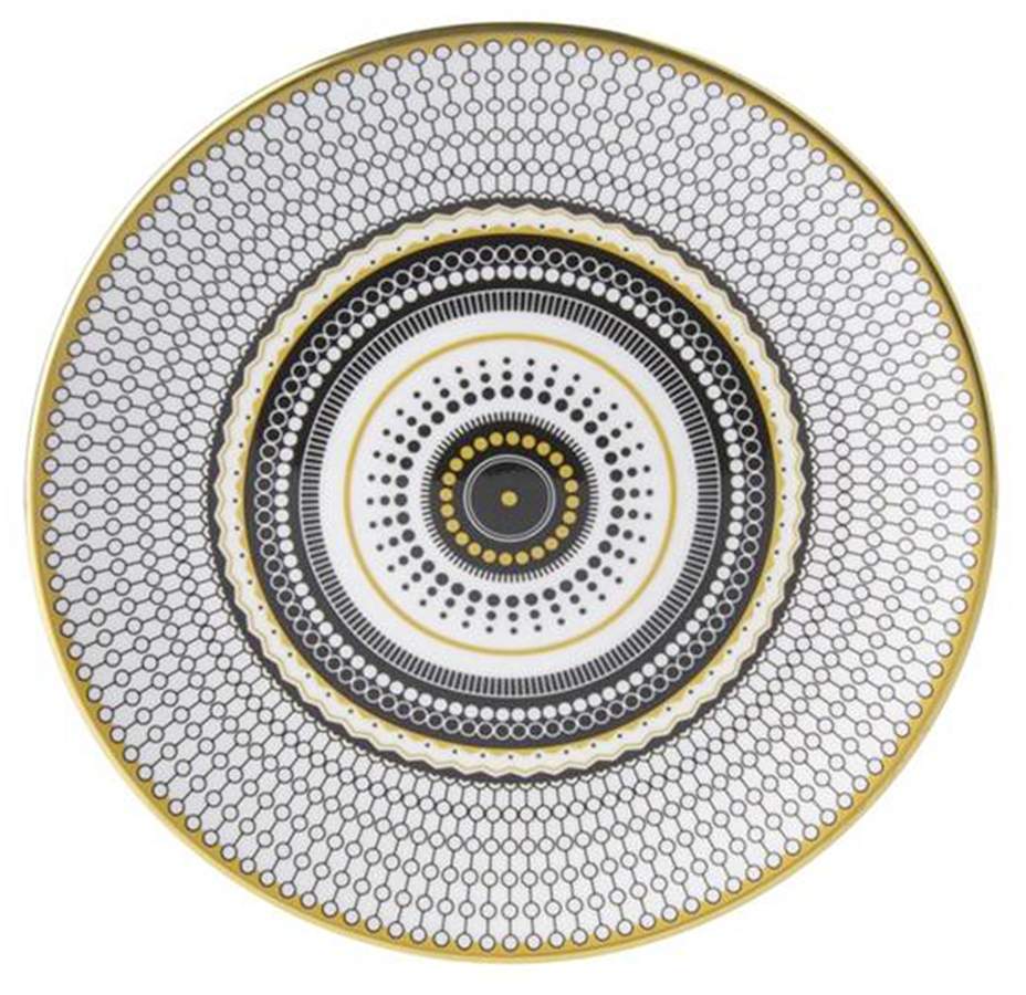 Oscillate Onyx Bread & Butter Plate by Royal Crown Derby-1