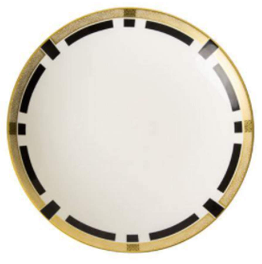 Satori Black 11" Round Serving Bowl by Royal Crown Derby-1