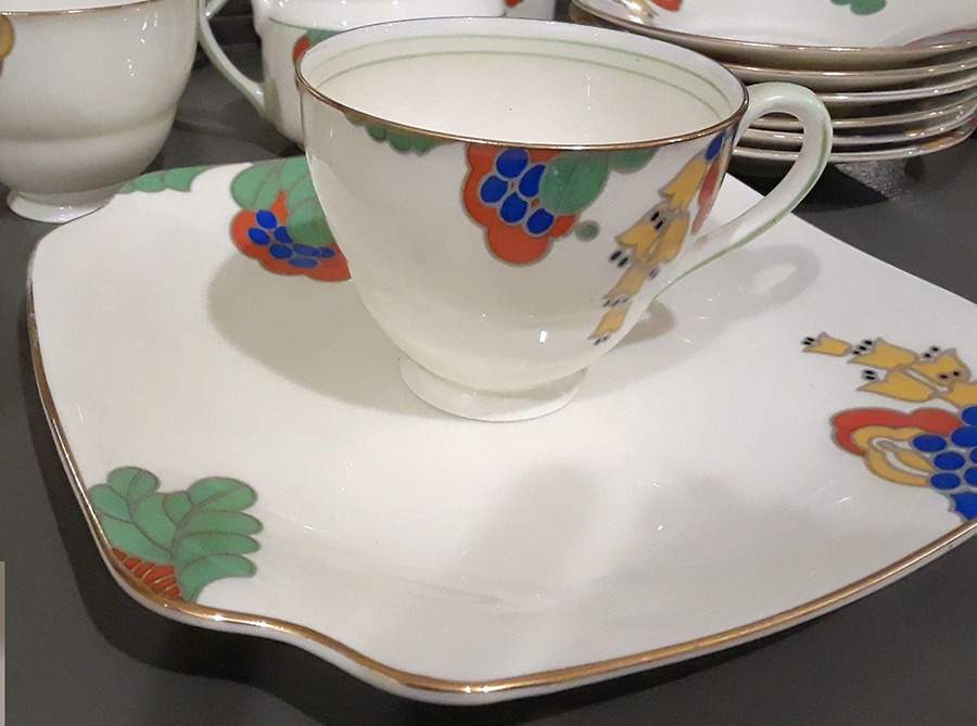 Caprice (V526) Square Salad Plate by Royal Doulton-1
