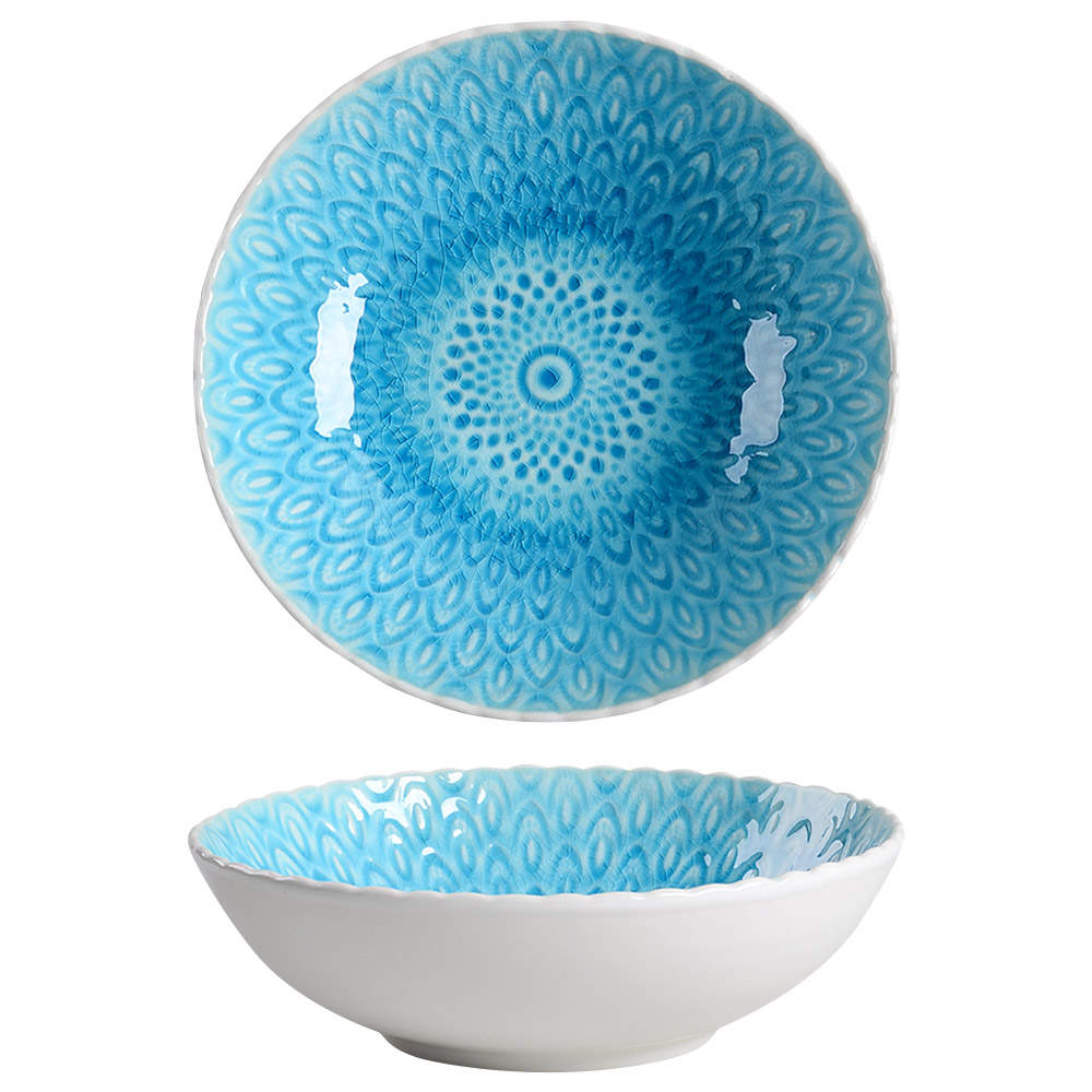 Peacock Soup/Cereal Bowl by Roscher & Co-1