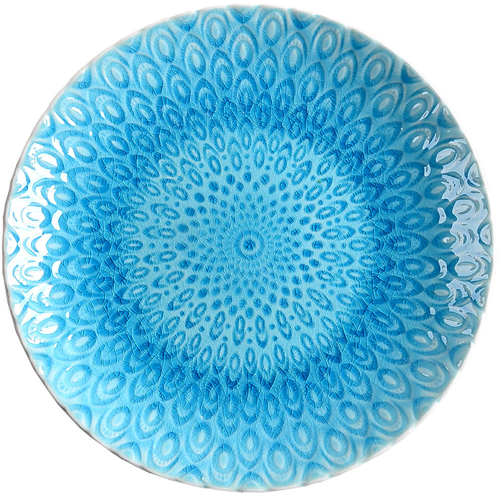 Peacock Dinner Plate by Roscher & Co-1