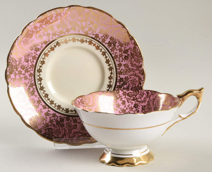 8473 Footed Cup & Saucer Set by Royal Stafford-1