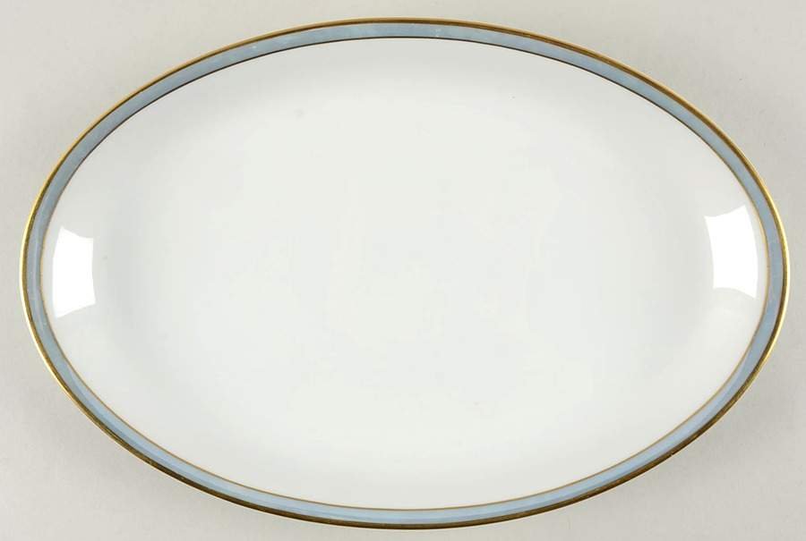 Gala Blue (Form E Shape) 13" Oval Serving Platter by Rosenthal - Continental-1