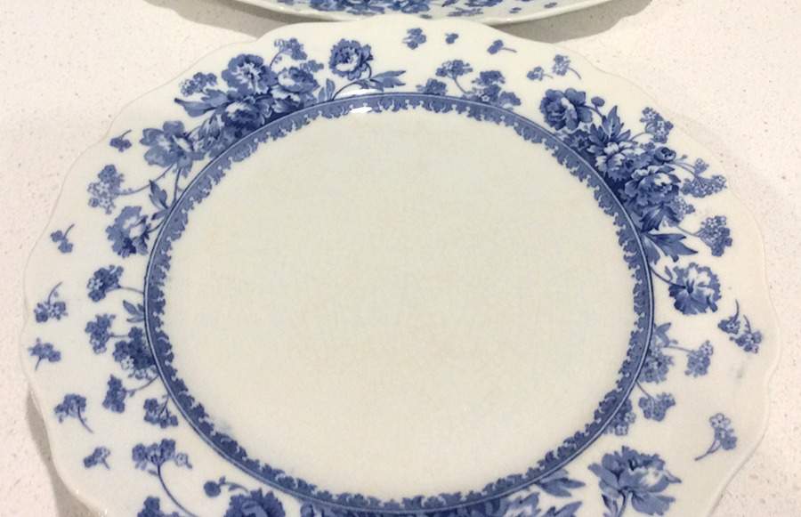 Raby Blue Dinner Plate by Royal Doulton-1