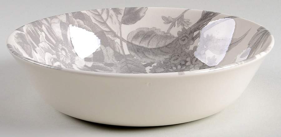 Floral Weave Grey Soup/Cereal Bowl by Royal Stafford-1