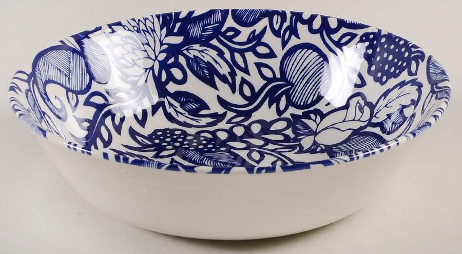 Festival Blue Soup/Cereal Bowl by Royal Stafford-1