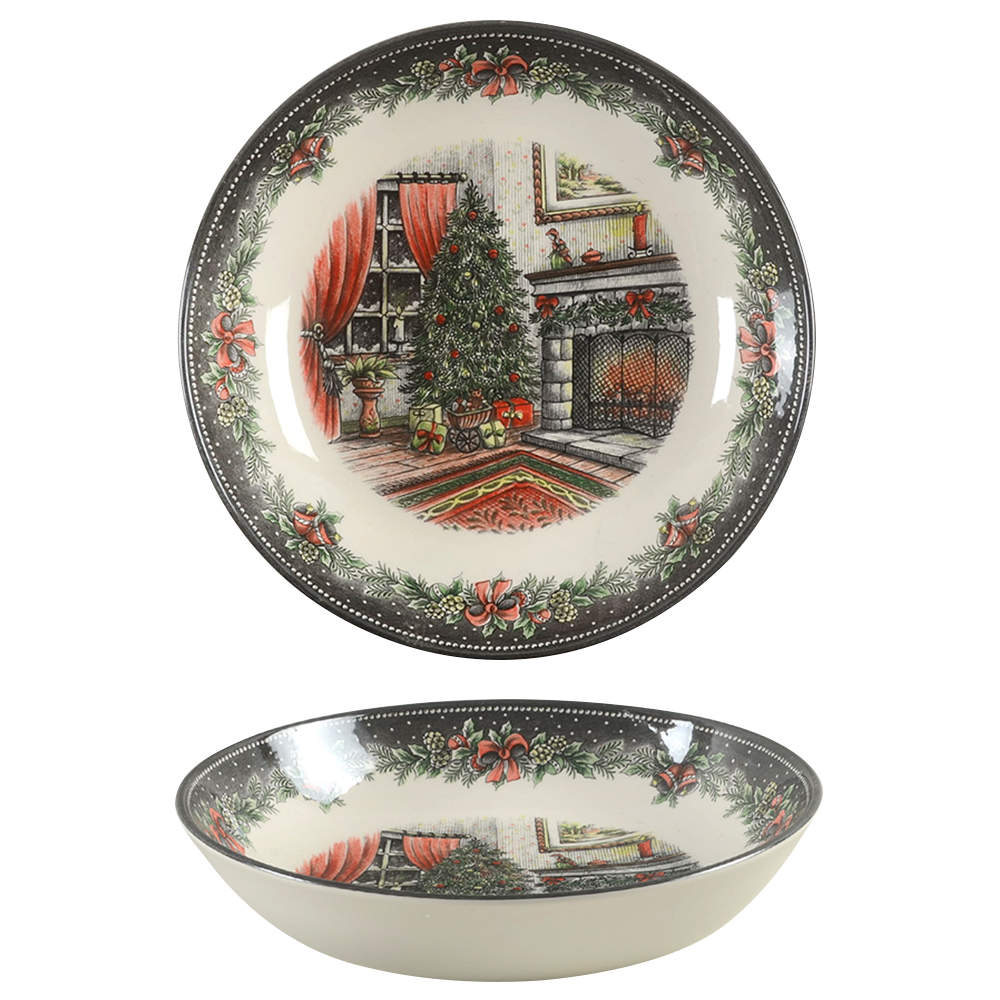 Christmas Morning 9" Individual Pasta Bowl by Royal Stafford-1