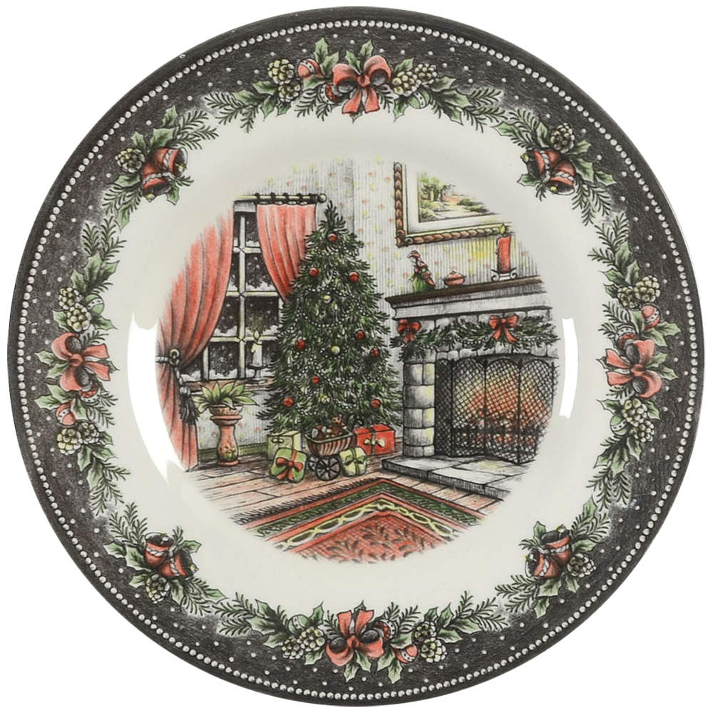 Christmas Morning Salad Plate by Royal Stafford-1