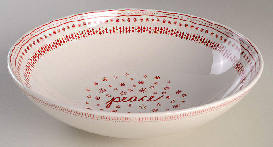 Holiday 11" Large Salad Serving Bowl by Royal Doulton-1