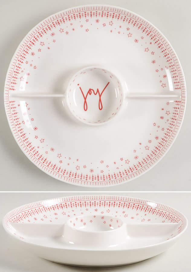 Holiday 3-Part Round Divided Server by Royal Doulton-1