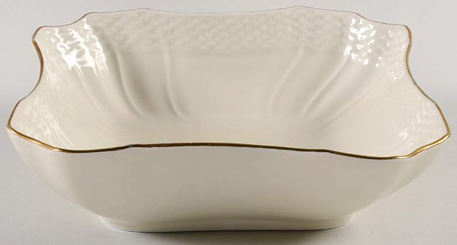 Josephine Cream 7" Square Vegetable Bowl by Royal Copenhagen-1