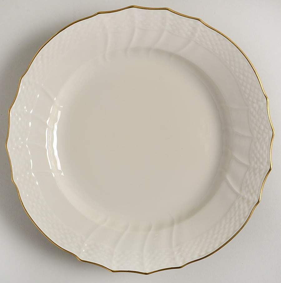 Josephine Cream Salad Plate by Royal Copenhagen-1