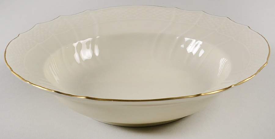 Josephine Cream Rim Soup Bowl by Royal Copenhagen-1