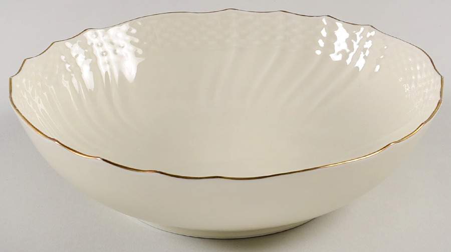 Josephine Cream 8" Round Vegetable Bowl by Royal Copenhagen-1