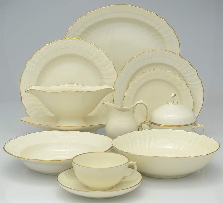 Josephine Cream 54 Piece Estate Set by Royal Copenhagen-1