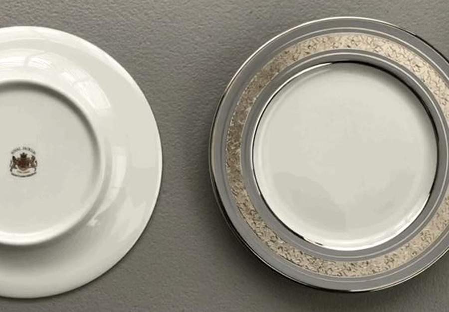Coronation Gray Dinner Plate by Royal Jackson-1