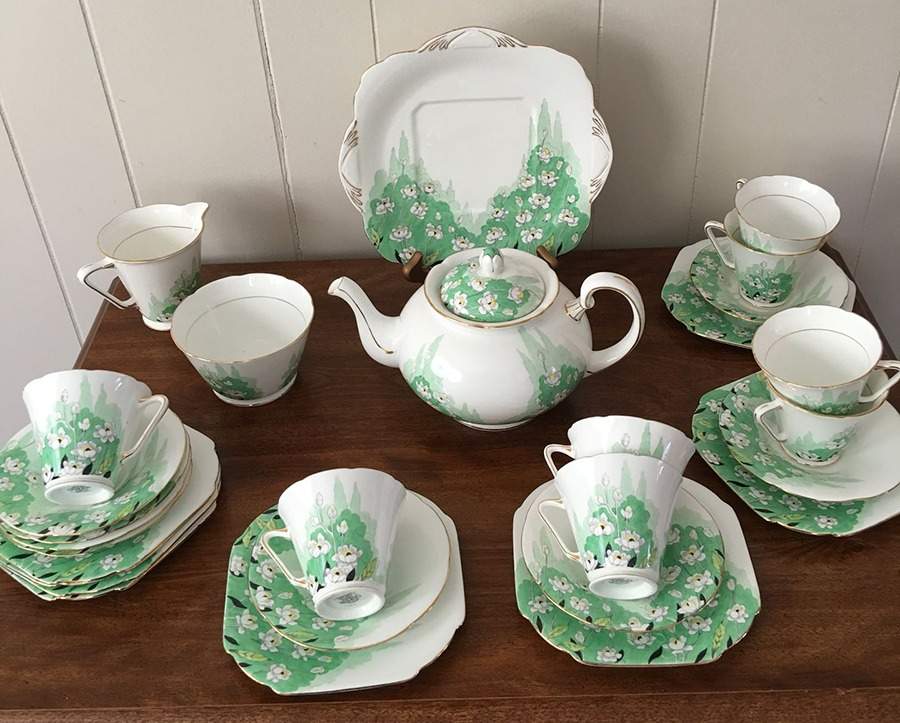 Astoria Flat Cup & Saucer Set by Royal Grafton-1