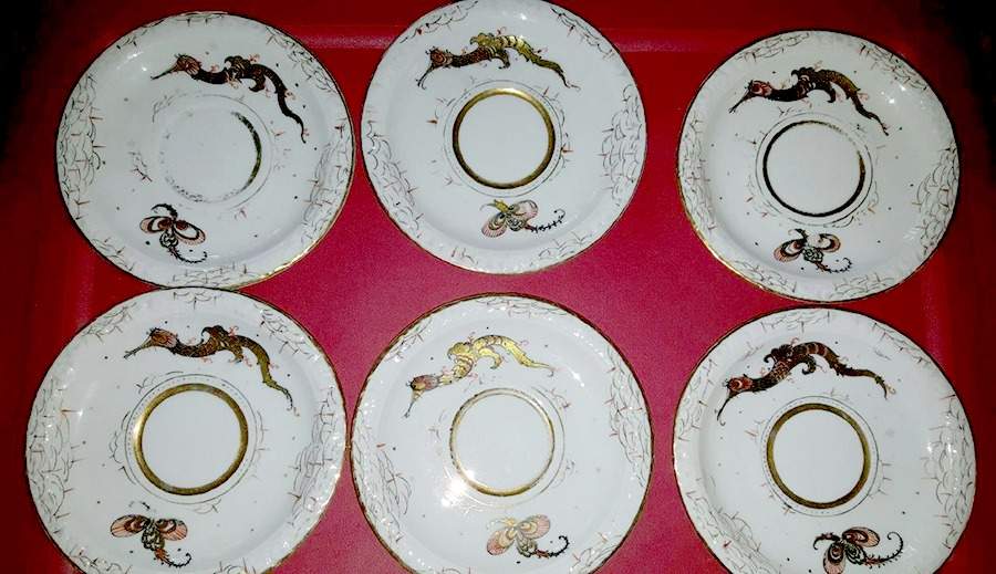 Golden Dragons Saucer by Rosenthal - Continental-1