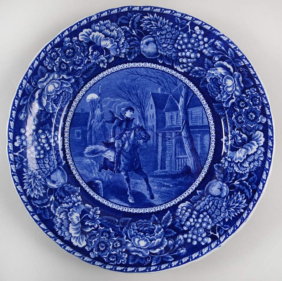 Ride of Paul Revere Dinner Plate by Rowland & Marsellus-1