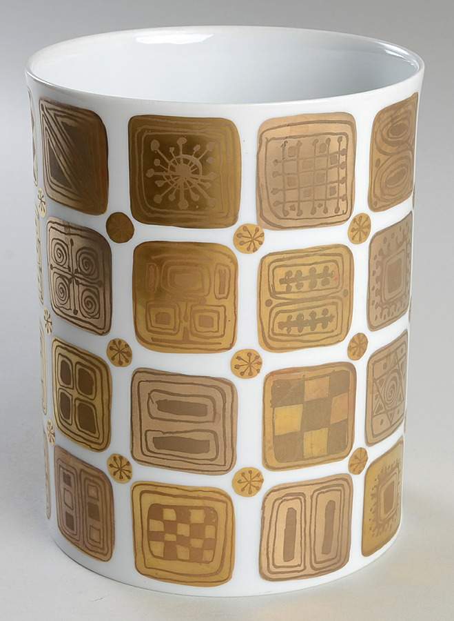 7584 (Studio Line, Giftware) 6" Cylinder Vase by Rosenthal - Continental-1