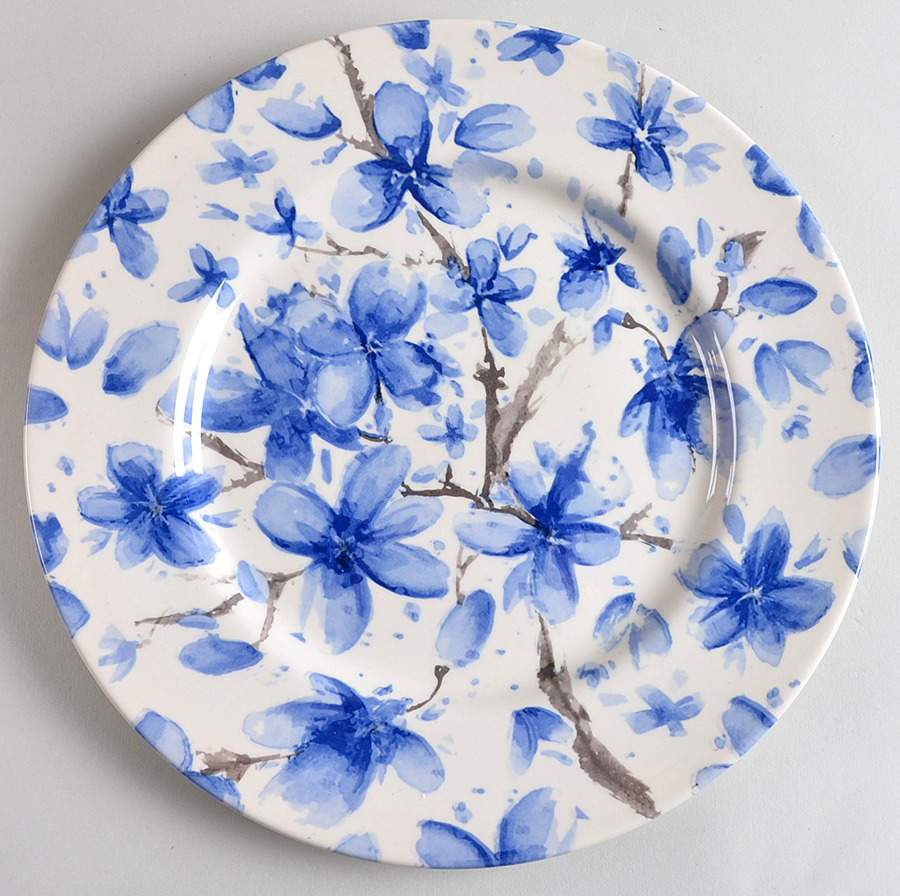 Bloom Blue Dinner Plate by Royal Stafford-1