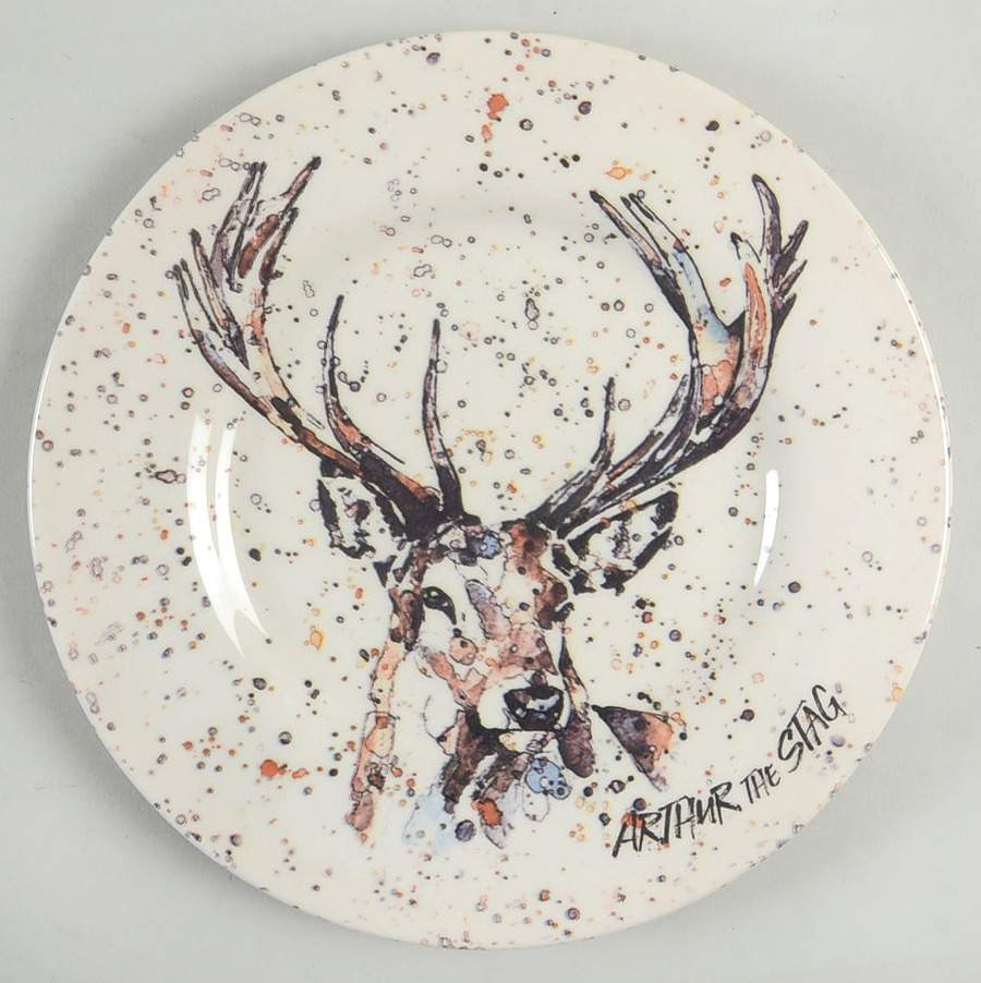 Arthur the Stag Salad Plate by Royal Stafford-1