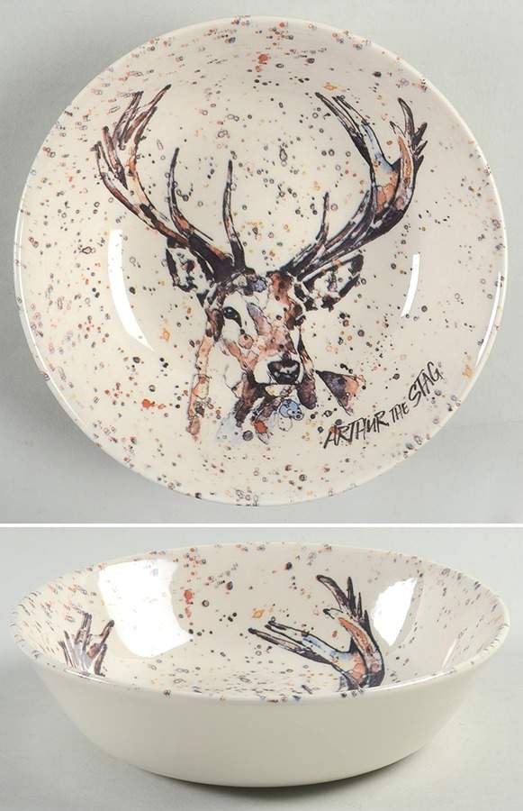 Arthur the Stag Soup/Cereal Bowl by Royal Stafford-1