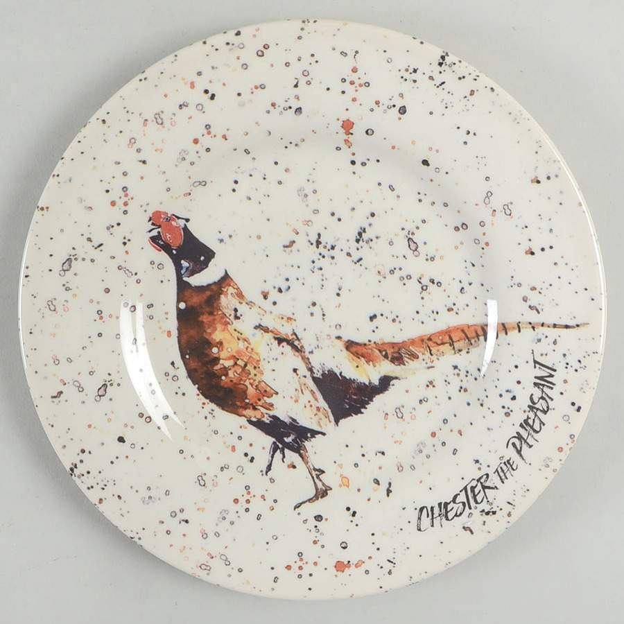 Chester the Pheasant Salad Plate by Royal Stafford-1