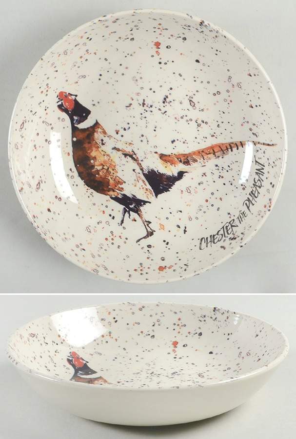 Chester the Pheasant 9" Individual Pasta Bowl by Royal Stafford-1