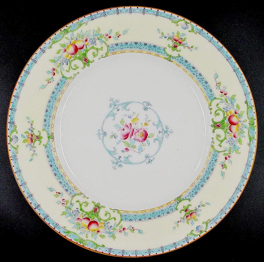 Cordova Turquoise Dinner Plate by Royal Worcester-1