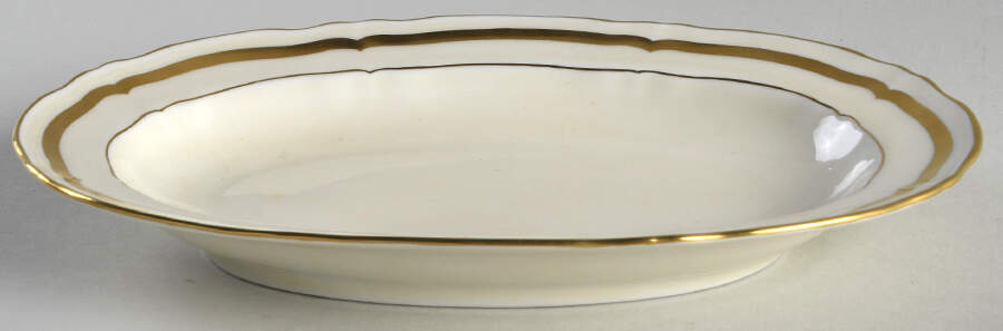 Marie Antoinette Gold on Cream Relish by Raynaud-1