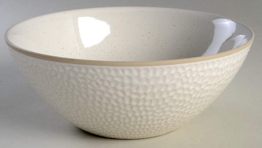 Maze Grill White 9" Round Serving Bowl by Royal Doulton-1